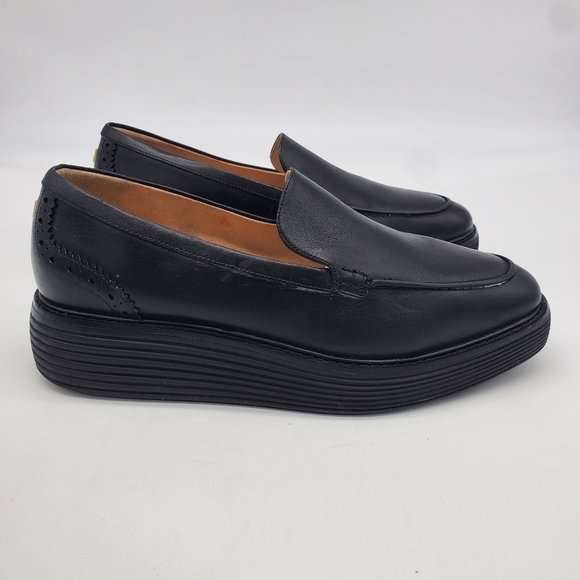 Cole Haan Shoes Women 9B ØriginalGrand Platform Venetian Loafer Black - Picture 12 of 12